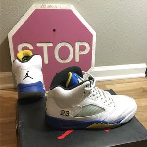 Jordan 5 Laney  / Blue / Yellow / White